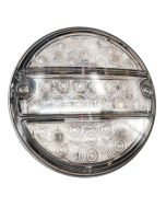 Baklykta LED rund med transparent glas