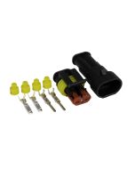 Superseal connector 2-polig hane + hona