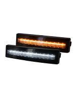 OptoLine S - Fiberoptiskt positionsljus för Scania-solskydd (Xenonvit/Gul-orange visirlampa)