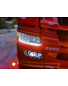 Positionsljus för dimljus Scania 2016+ (xenonvit, gul)