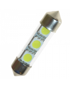 LED lampa xenonvit 39 mm 3 SMD