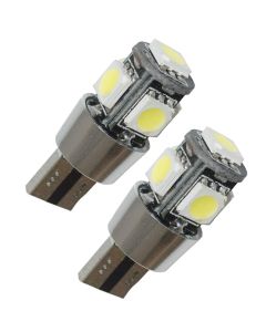 W5W/T10, 5 SMD, Xenonvit, CANBUS, Pinpack