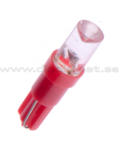 LED-bulb, T5,1 diode, 24V - Red