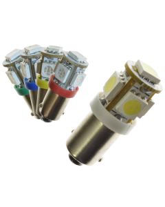 Diodlampa 5 x SMD BA9s