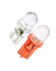 Diodlampa, 12V W5W (Xenonvit / Röd)