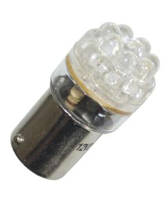 Diodlampa vit 8 dioder 12 V