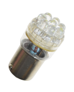 Diodlampa vit 8 dioder 24 V