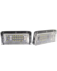 LED-skyltlykta till BMW E46 (4 & 5 dörrar, E-märkt, ett par)