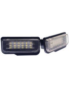 LED-skyltlykta till Mercedes W203, W211, W219 (E-märkt, ett par)