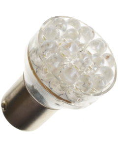 Diodlampa vit 24 dioder BA15s, 12V