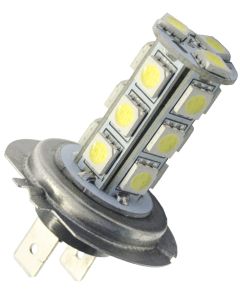Ledlampa H7 xenonvit 18 SMD
