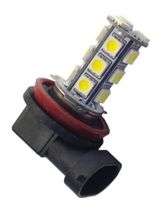 Ledlampa H8 4300K 18 SMD
