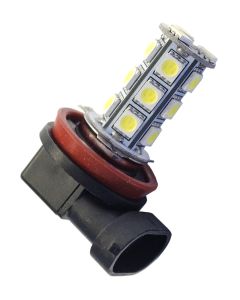 Ledlampa H8 xenonvit 18 SMD