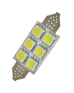 Spollampa xenonvit 42mm 6 SMD