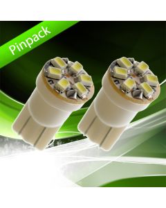 W5W/T10, 6 SMD, Xenonvit, Pinpack