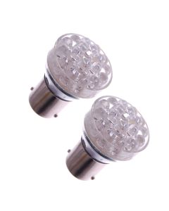 LED-lampor Gula, 24 dioder (2-pack, BAU15s/PY21W)