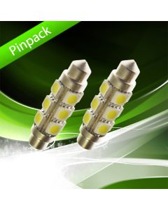 42mm/C10W, 12 SMD, Xenonvit, Pinpack