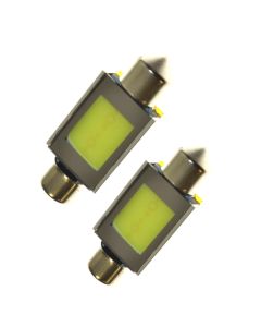 36mm/C5W, 1 COB-diod, Xenonvit, Canbus (2-pack)