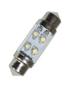 Diodlampa 36 mm 24V Spollampa - Gul/orange