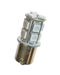 LED-lampa, BA15s / R5W, 24V 13 dioder - Xenonvit
