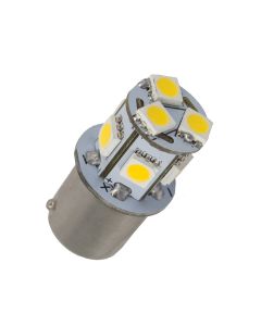 Diodlampa varmvit 8 SMD BA15s 24V