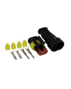 Superseal connector 2-polig hane + hona