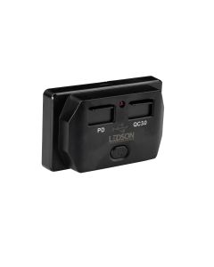 USB-snabbladdare QC3/PD (2 portar)