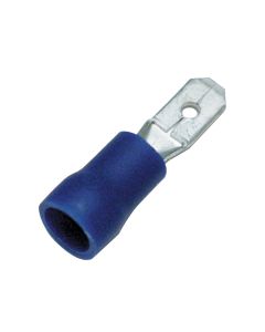 Isolerad flatstift, Blå, 4.8x0.8mm