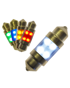 Spollampa 31mm 4 LED