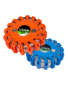 Varningspuck LED (orange/blå)