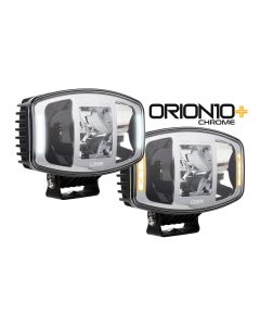 Orion10+ Chrome LED Extraljus 100W  (valbart positionsljus)