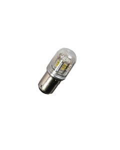 Diodlampa BA15d 360 grader vit