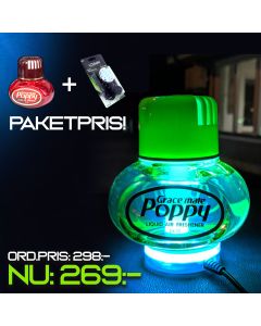 Poppy med RGB-ljusplatta - Paketpris!