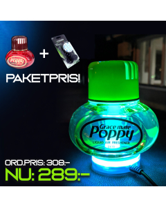 Poppy med RGB-ljusplatta - Paketpris!