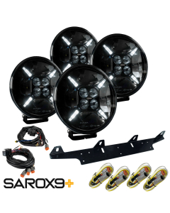 Sarox9+ Quadrinity LED-extraljuspaket (12 V)