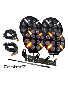 Castor7+ Quadrinity LED-extraljuspaket (12V)