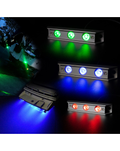Sublight undervattensljus med bestämd färg (3 x 3W Edison Opto LED)