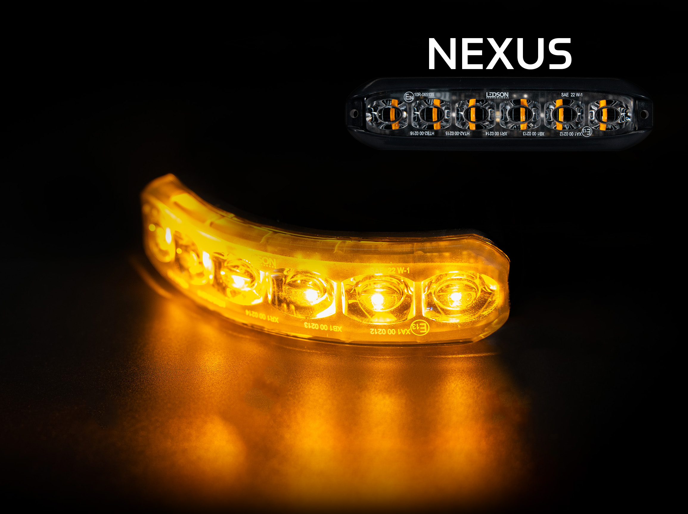 Ledson Nexus är marknadens första böjbara varningsljus